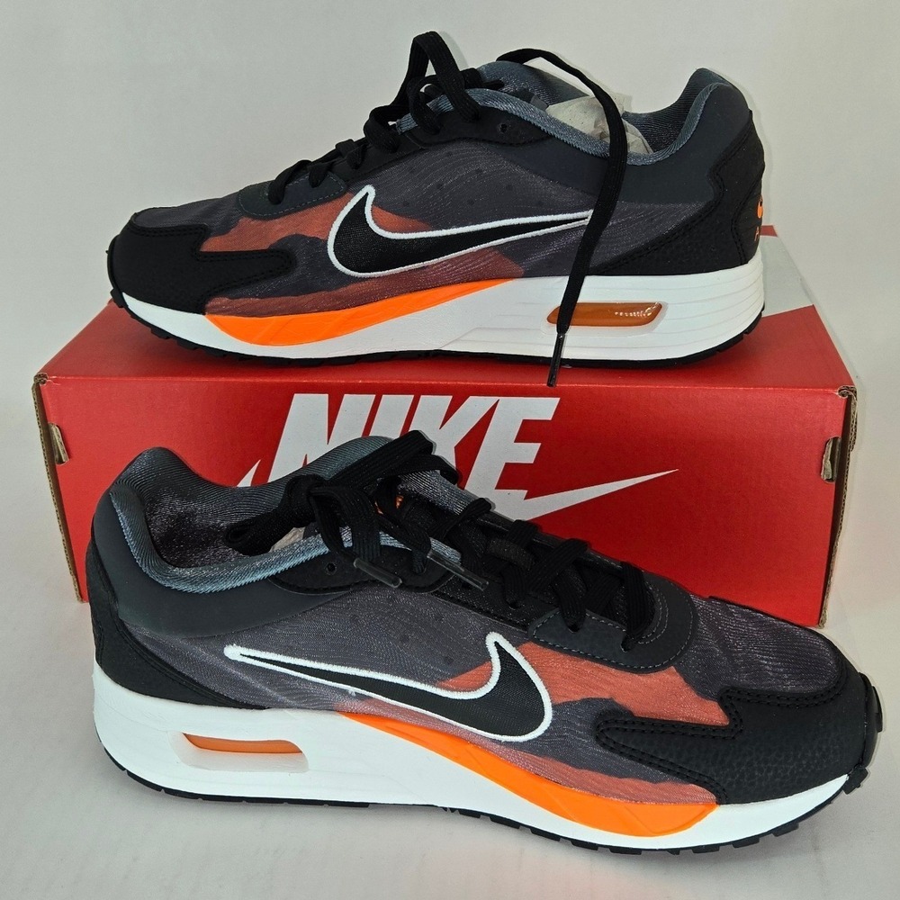 Nike Air Max Solo SE Anthracite Black Total Orange FJ2594-001 Mens 8 Womens 9.5
